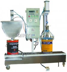 GLJ01-50-IA型称重式半自动液体灌装机的图片