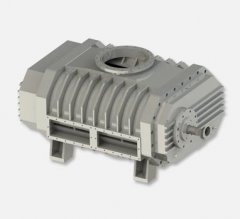 三叶气体循环冷却罗茨真空泵的图片