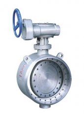 三偏心金属密封全焊接蝶阀的图片