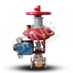 带手轮气动薄膜直通单座调节阀的图片