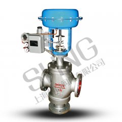 气动双座调节阀的图片