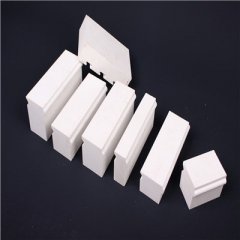 博迈陶瓷H40-100mm微晶耐磨氧化铝衬砖的图片