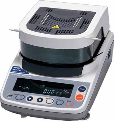 日本AND进口MS-70快速水份测定仪的图片