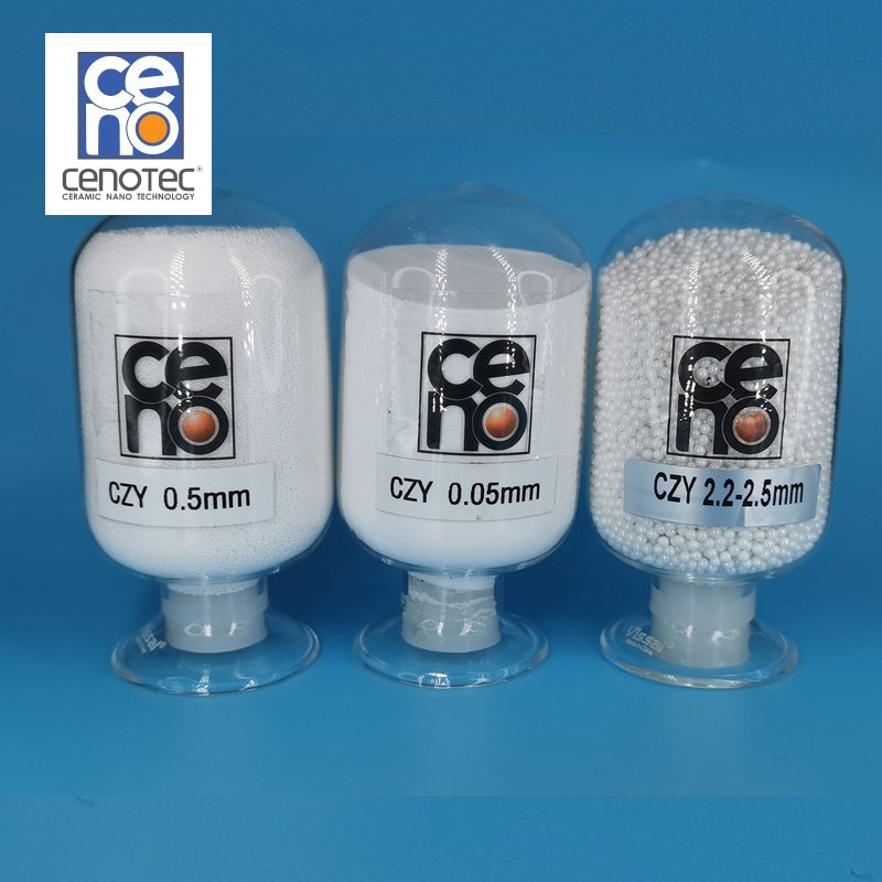 0.05mm 氧化锆微珠 进口韩国赛诺赛诺氧化锆珠的图片