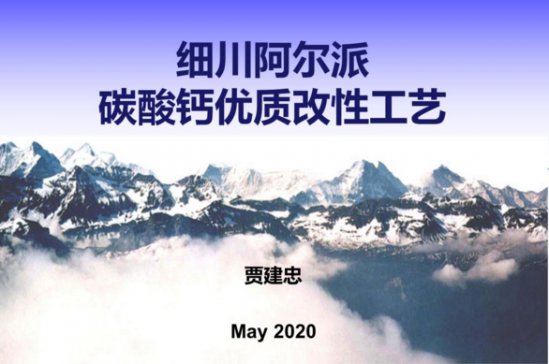 优化碳酸钙干湿法改性工艺，确保提供市场所需产品