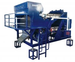 湿料快速履带机的图片