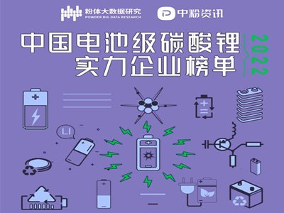 2022中国电池级碳酸锂实力企业榜单