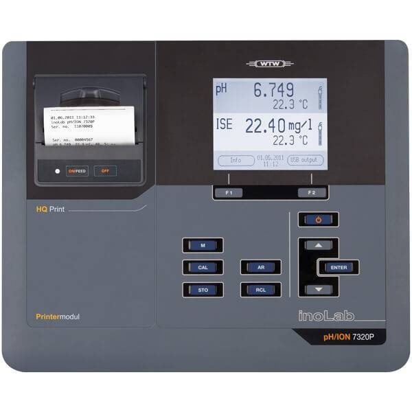 WTW inoLab pH/ION 7320台式pH/离子分析仪的图片