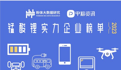 2023年锰酸锂实力企业榜单