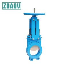 双向密封无凹槽刀形闸阀的图片