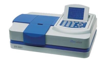 UV-2601双光束紫外/可见分光光度计的图片