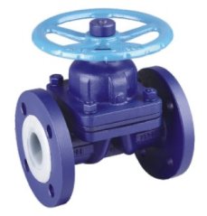 衬氟法兰手动隔膜阀的图片