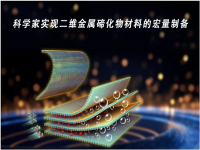 简单、快速、高效！我国科学家实现二维金属碲化物材料的宏量制备