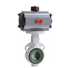 法兰式衬氟蝶阀.的图片