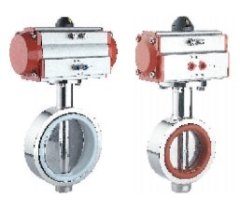 气动对夹蝶阀的图片