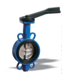 对夹式-无靠背手柄蝶阀的图片