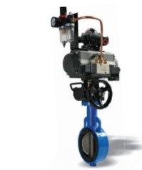 脱硫对夹式-无靠背气动蝶阀的图片