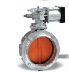 法兰式-粉末气动蝶阀的图片