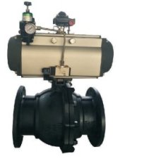 法兰式气动球阀的图片