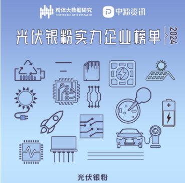 2024年光伏银粉实力企业榜单