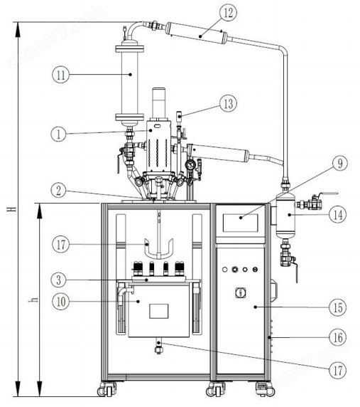 聚酯反应釜装置