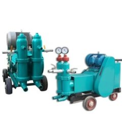 柱塞式单活塞单缸螺杆灰浆泵的图片