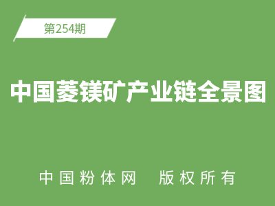 中国菱镁矿产业链全景图