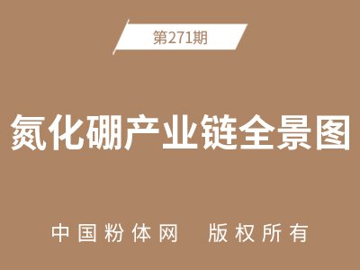 氮化硼产业链全景图