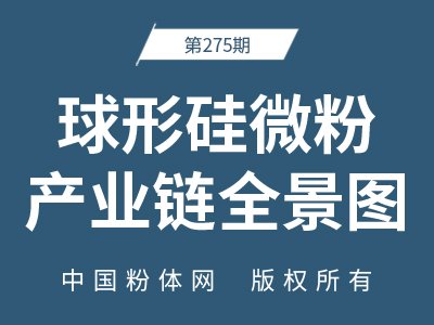 球形硅微粉产业链全景图
