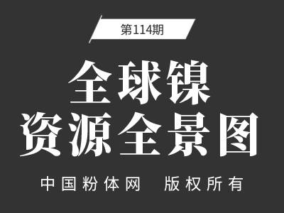 全球镍资源全景图