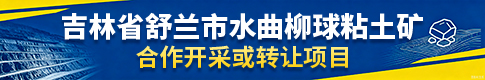吉林省舒兰市水曲柳球粘土矿合作开采或转让项目