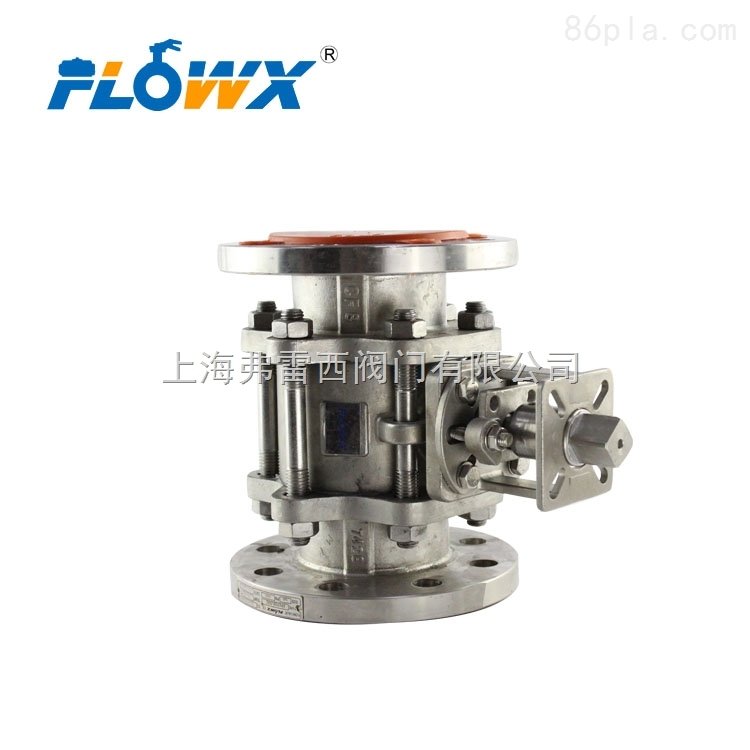 Q11TC 弗雷西阀门陶瓷不锈钢法兰硬密封球阀 全衬陶瓷耐磨法兰球阀 应用领域:火力发电厂的图片