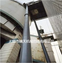 氧化镍管链提升机 90度转弯管链输送机供货的图片