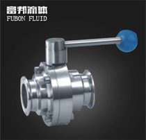 卫生级蝶形快装球阀Q81F-10P的图片