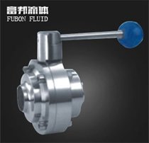 卫生级蝶形焊接球阀Q61F-16P的图片