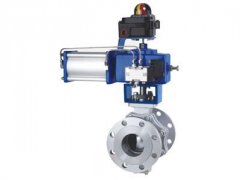 ZSHR气动O型切断球阀的图片