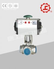 TG019 气动丝扣三通球阀的图片