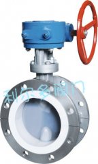 衬氟不锈钢法兰蝶阀D341F46-16P的图片