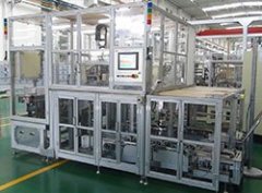 圆柱电池装配线的图片