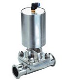 气动卡箍式隔膜阀的图片