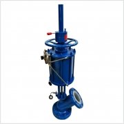 气动上展放料阀的图片