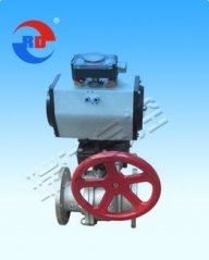 气动蜗轮球阀的图片