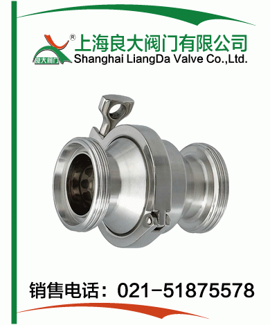 卫生级螺纹式止回阀的图片