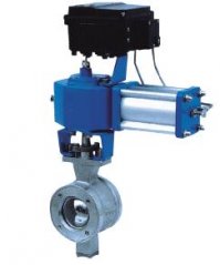 V型调节球阀的图片