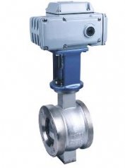 电动V型球阀的图片