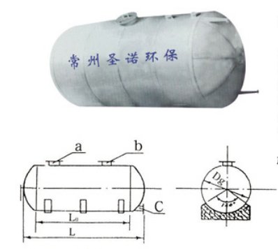 聚丙烯卧式储罐的图片