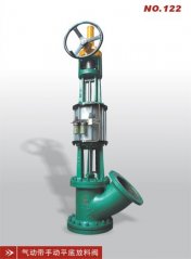 气动带手动平底放料阀的图片