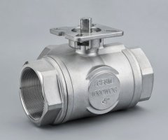 DN100三通高平台球阀的图片