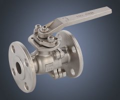 二片式美标法兰球阀的图片