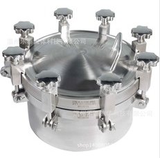 不锈钢圆型人孔的图片